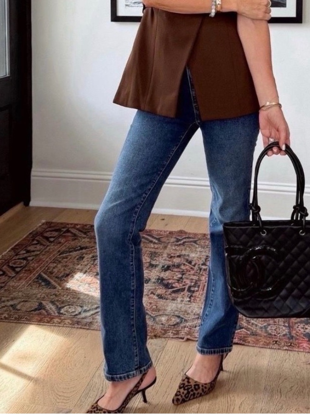 Alice + Olivia Danica Dark Indigo Straight-Leg Jeans